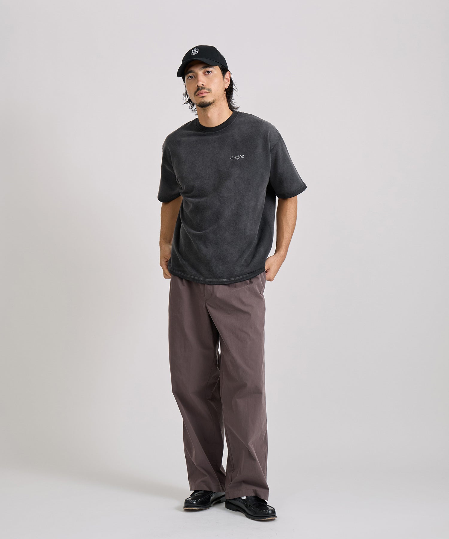 Saturdays NYC S.NYC Terry Sweatshirt in Black Sub