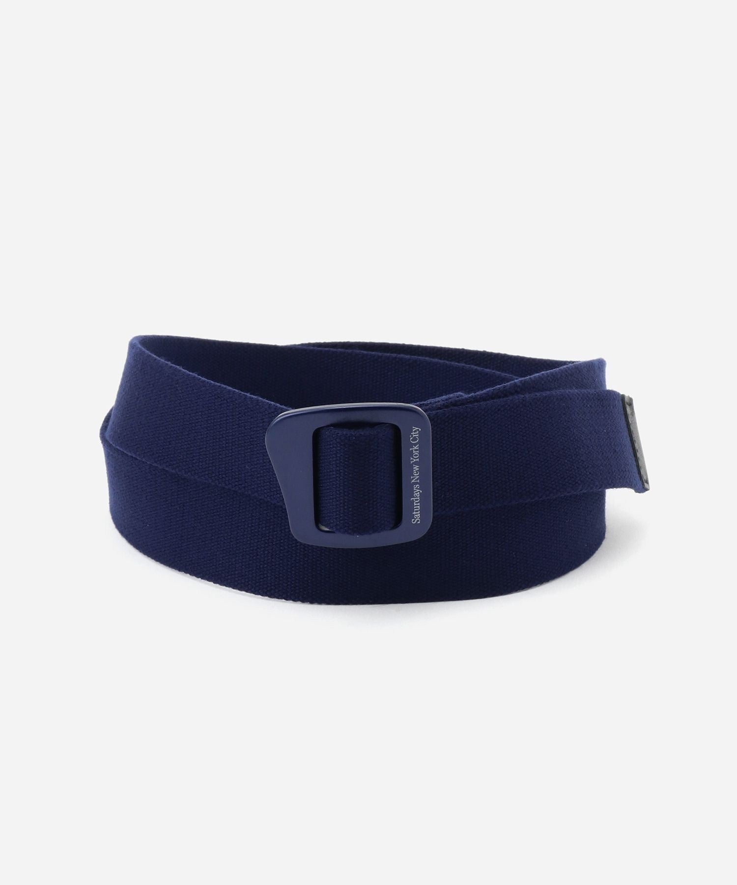 Saturdays NYC Aluminum Belt in Navy