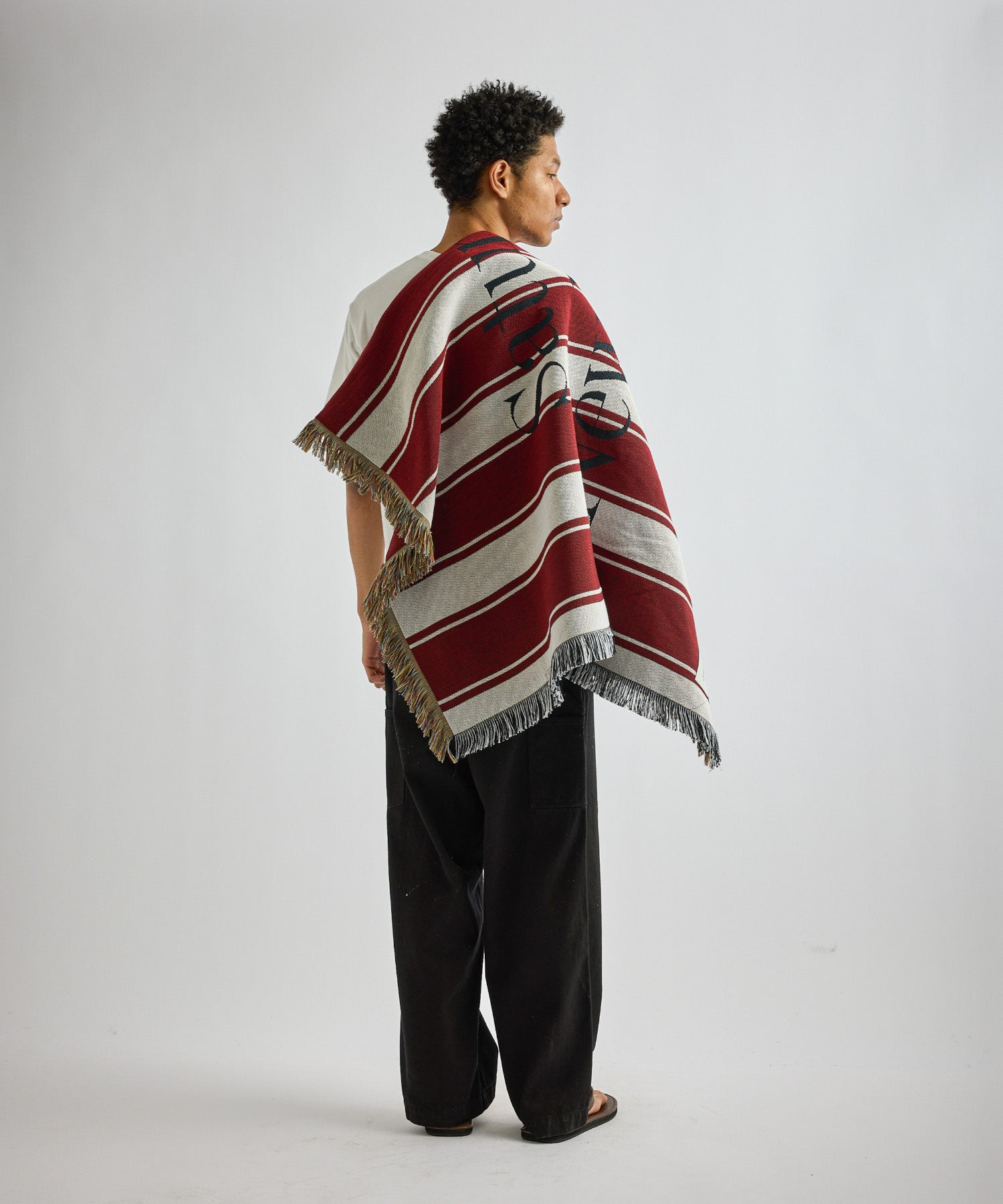 Saturdays NYC Stripe Beach Throw in Wine
