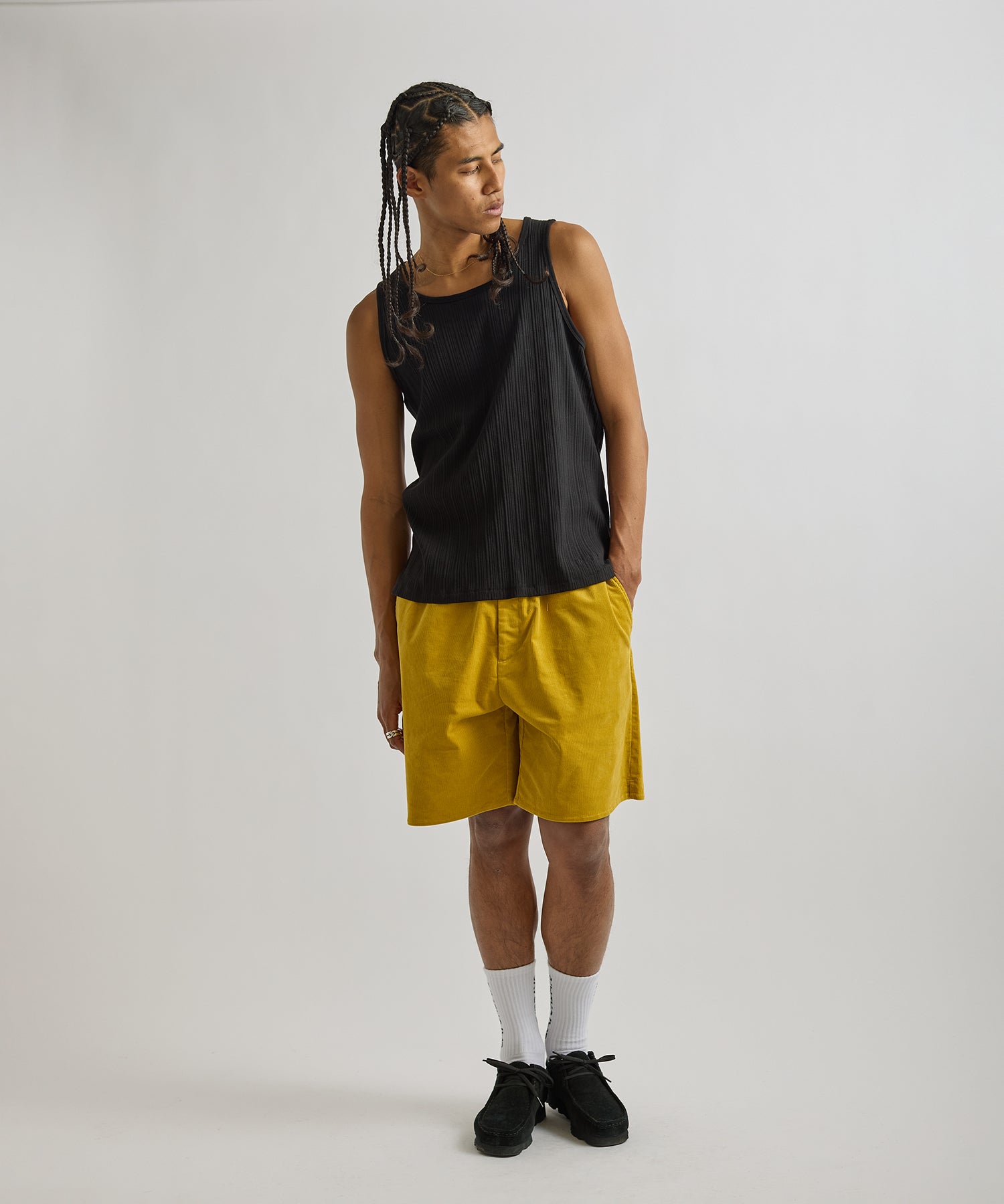 Saturdays NYC Venice Rib Tank in Black