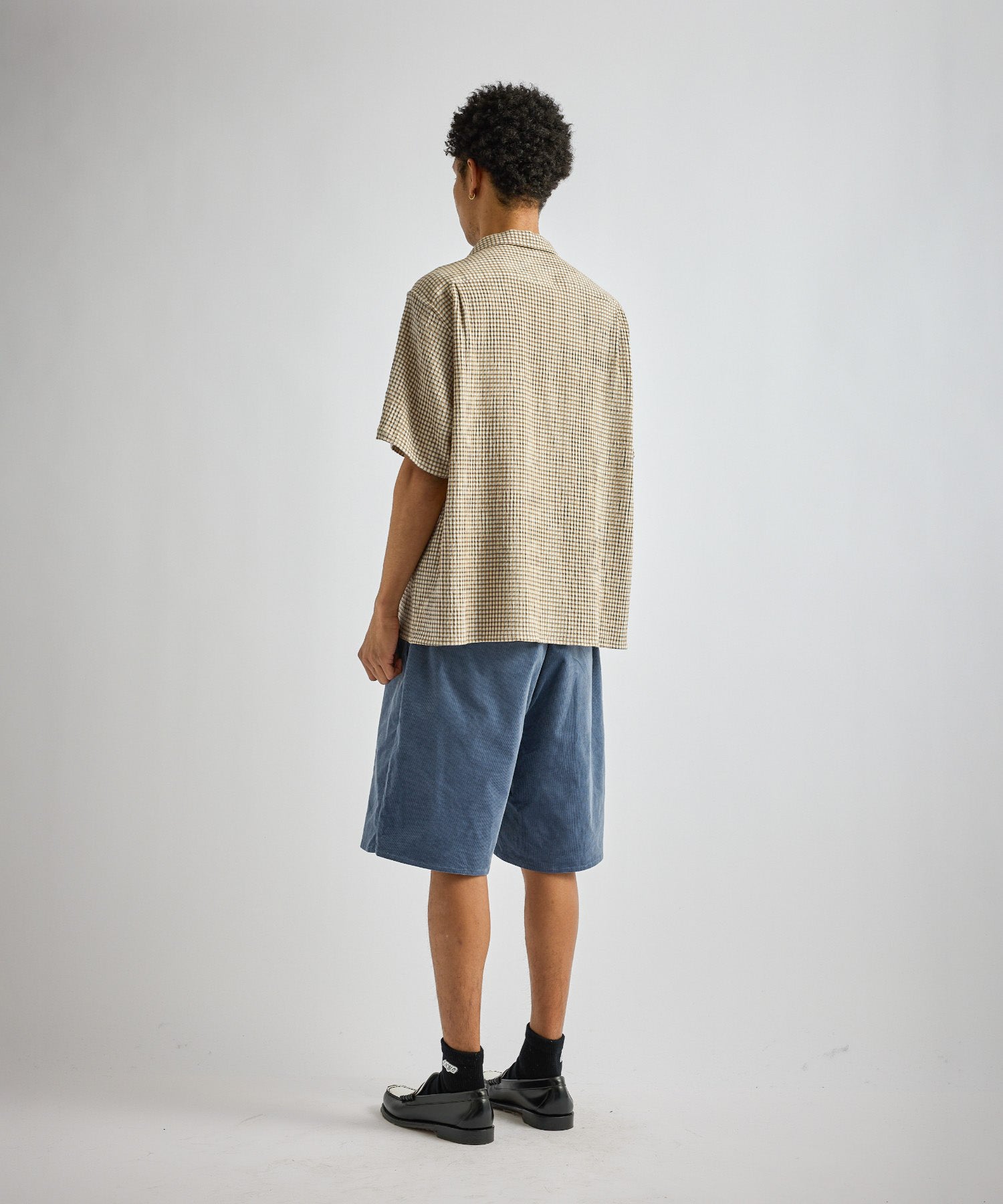 Saturdays NYC Hester Palaka Shirt in Ivory