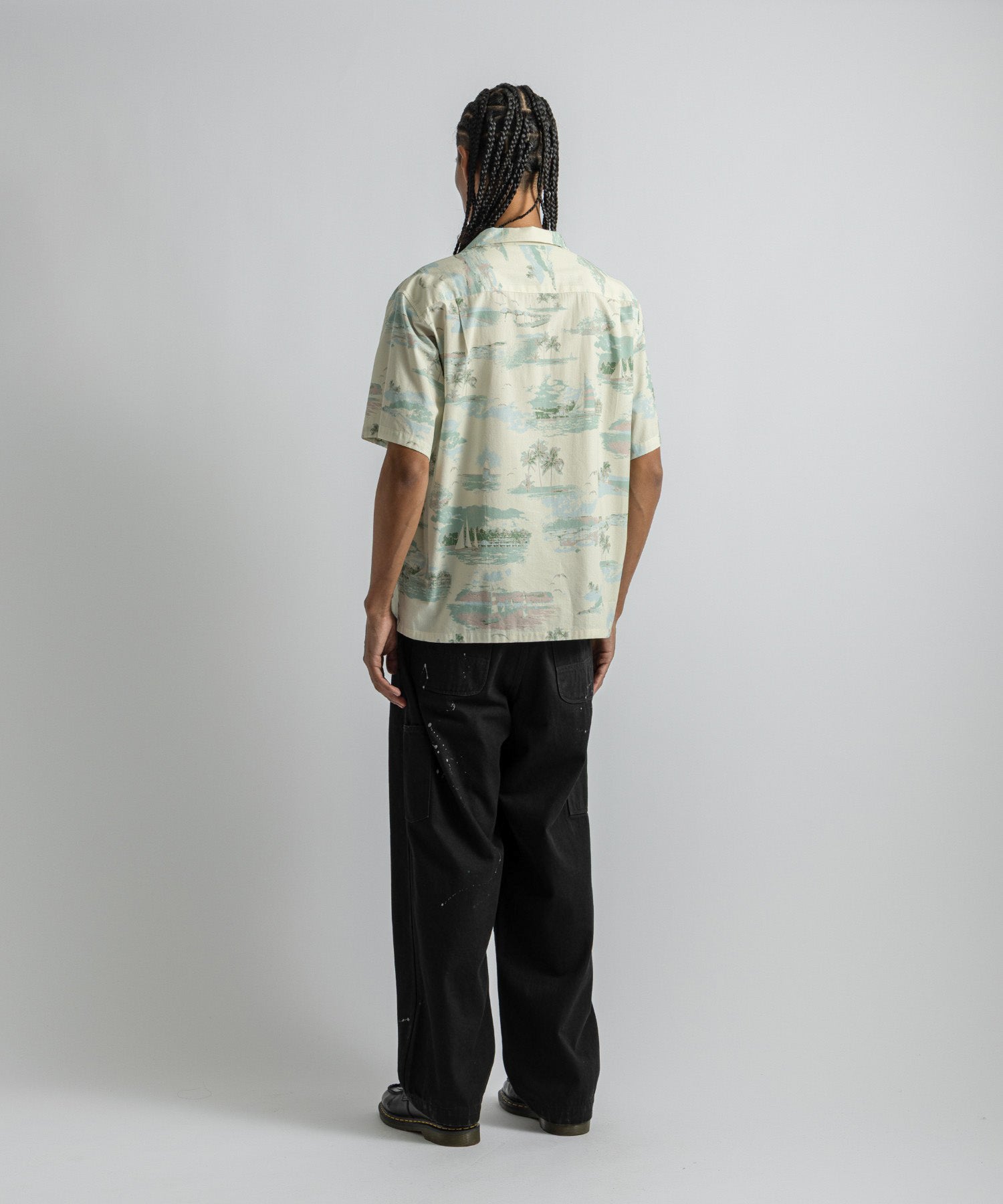 Saturdays NYC Canty Aloha Shirt in Ivory