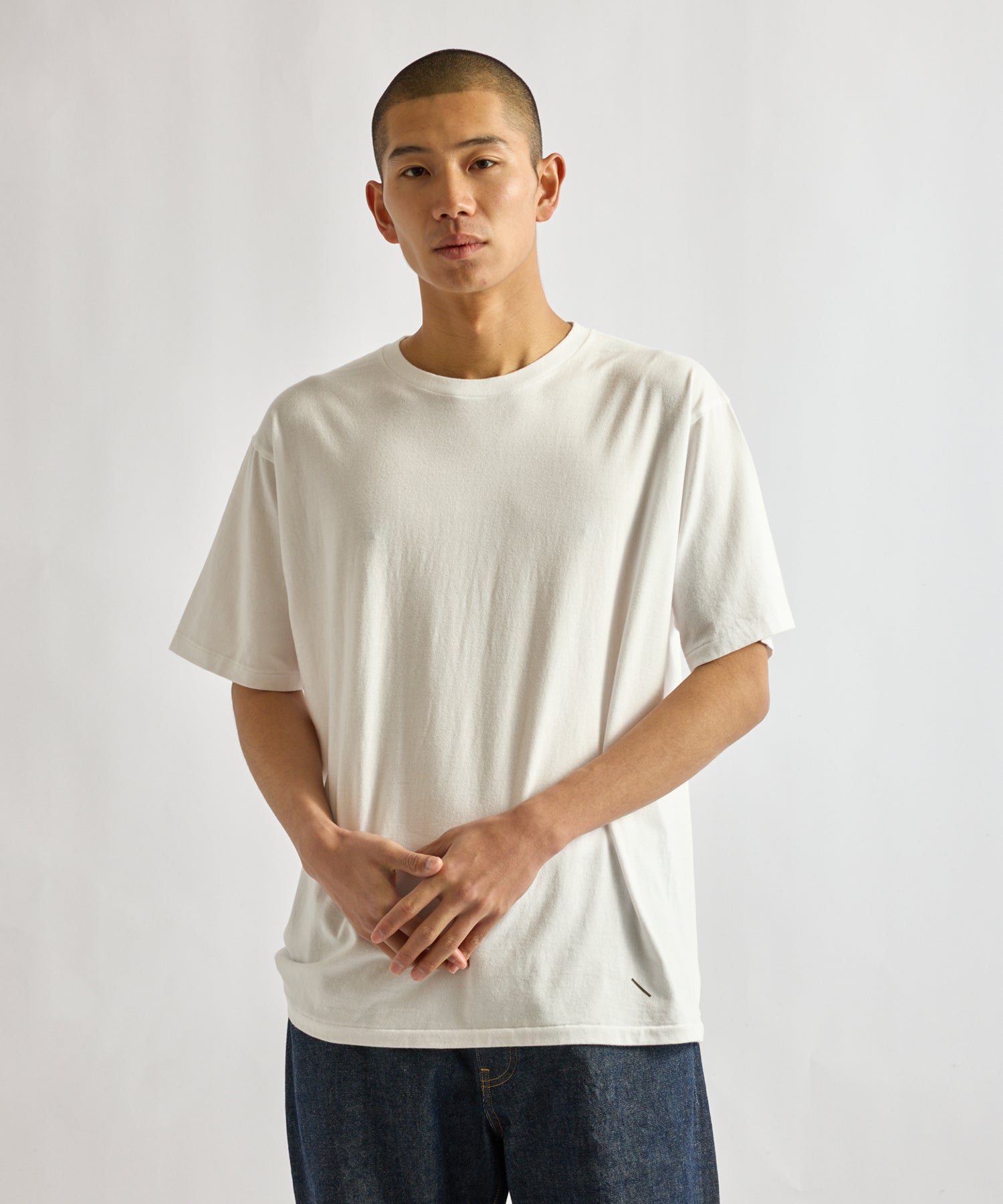 Saturdays NYC Hanes x Saturdays NYC Washed Cotton Tees 2-Pack in White / Faded Black