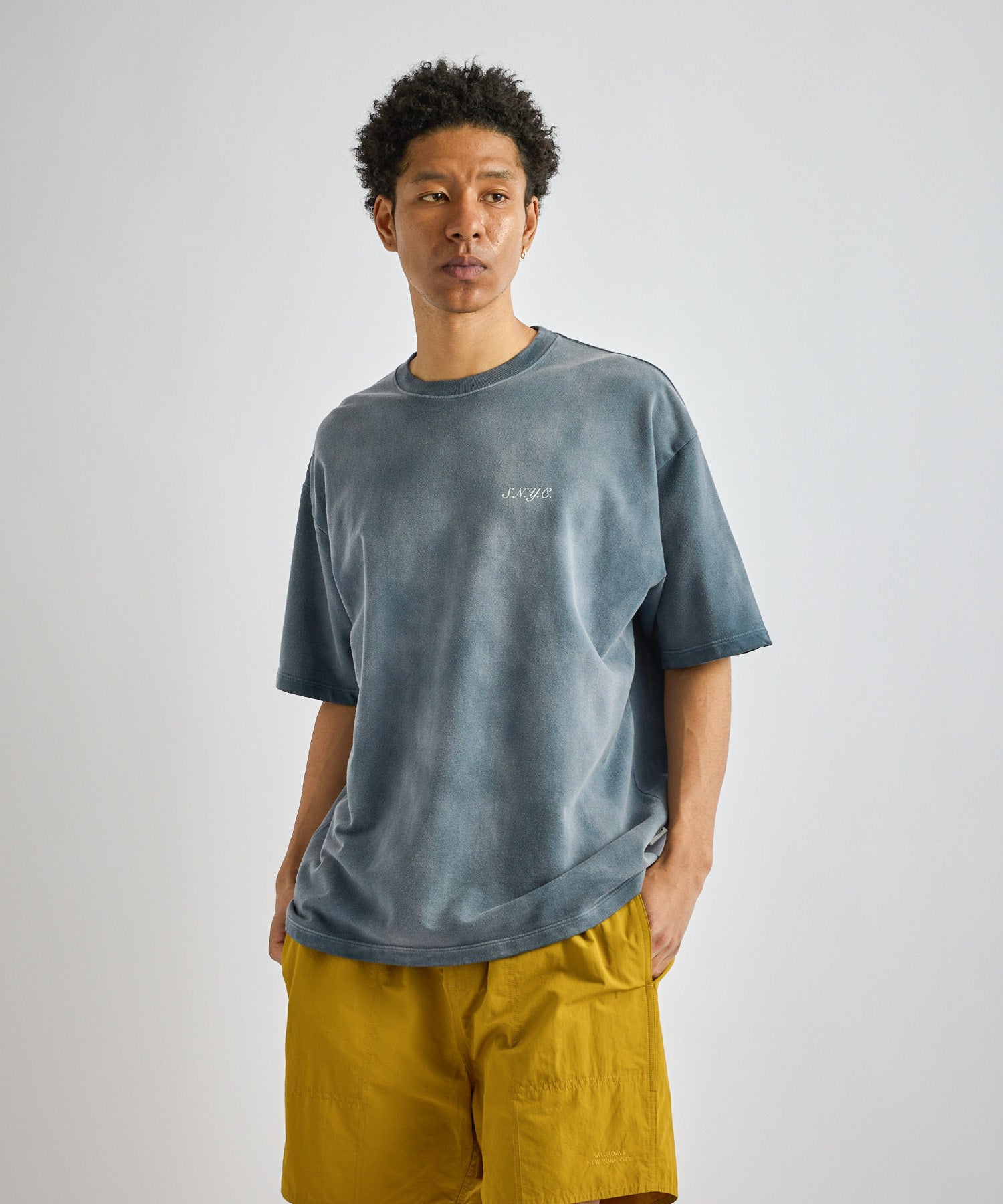 Saturdays NYC S.NYC Terry Sweatshirt in Navy