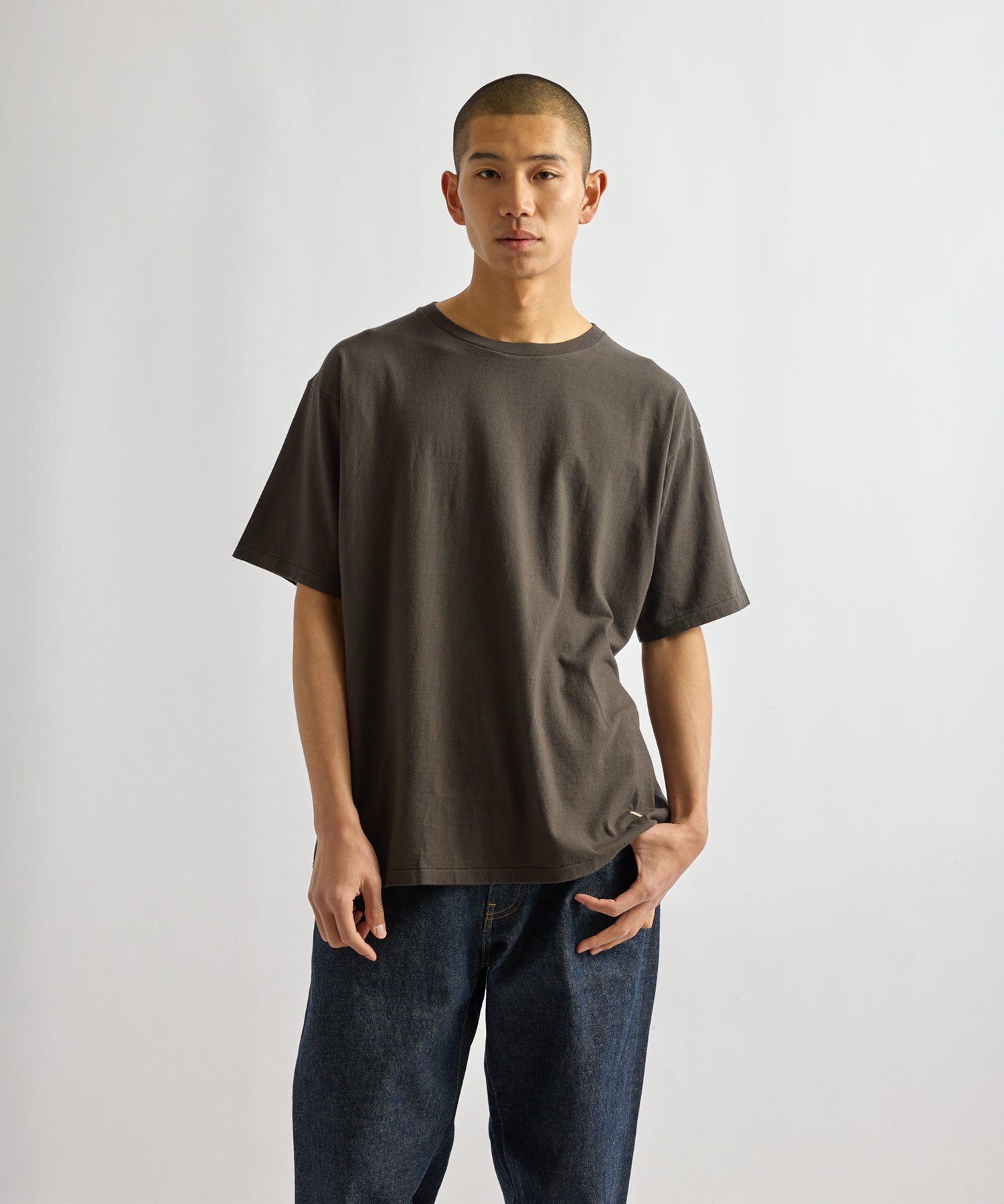 Saturdays NYC Hanes x Saturdays NYC Washed Cotton Tees 2-Pack in Black / Faded Black
