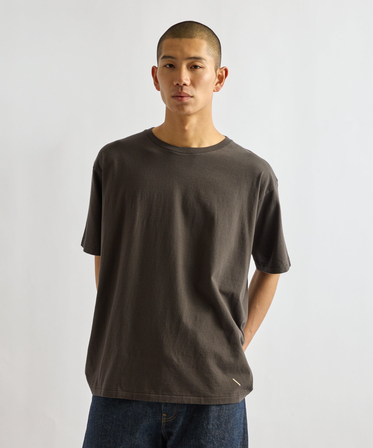 Saturdays NYC Hanes x Saturdays NYC Washed Cotton Tees 2-Pack in White / Faded Black