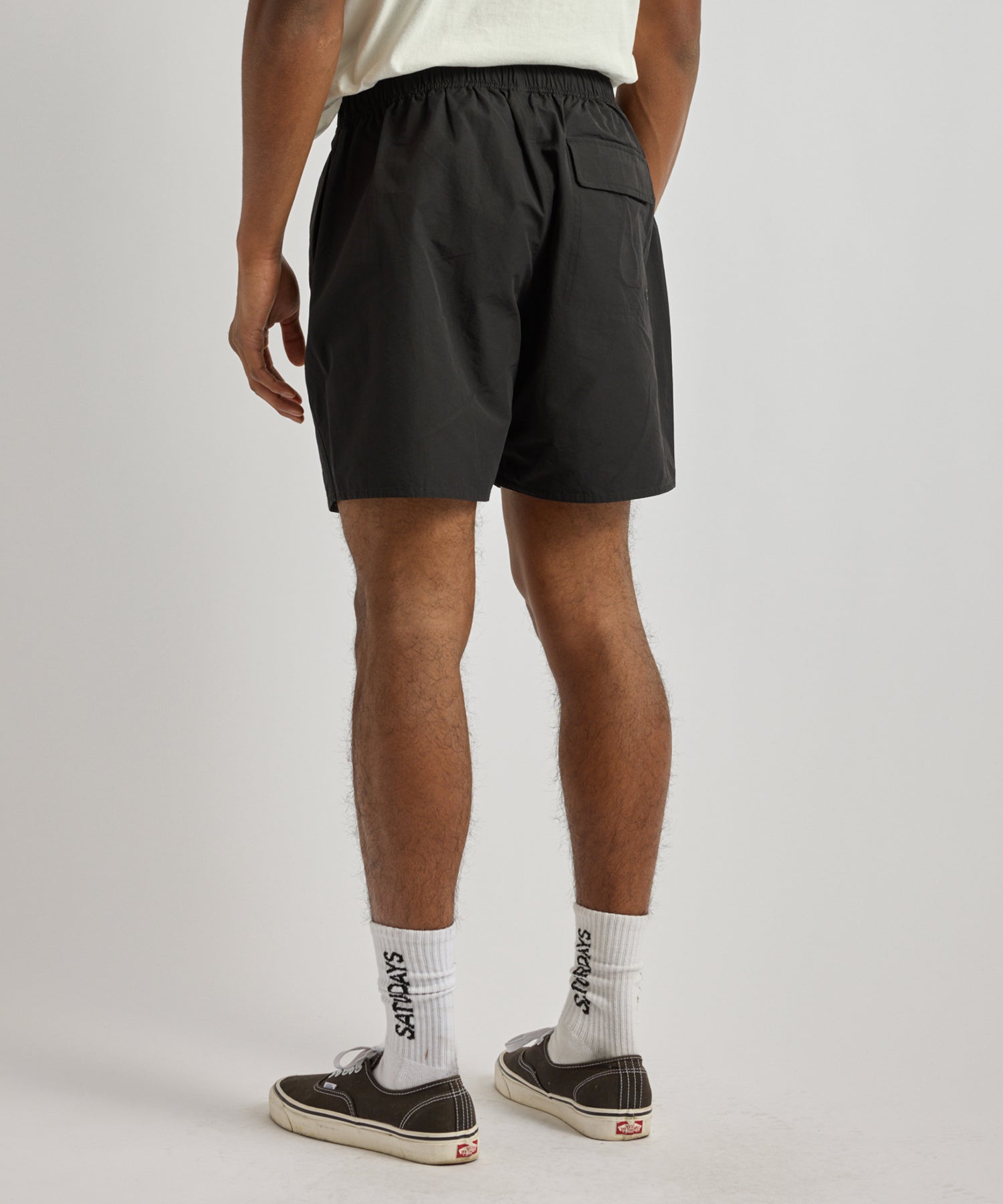 Saturdays NYC Talley Swim Short in Black