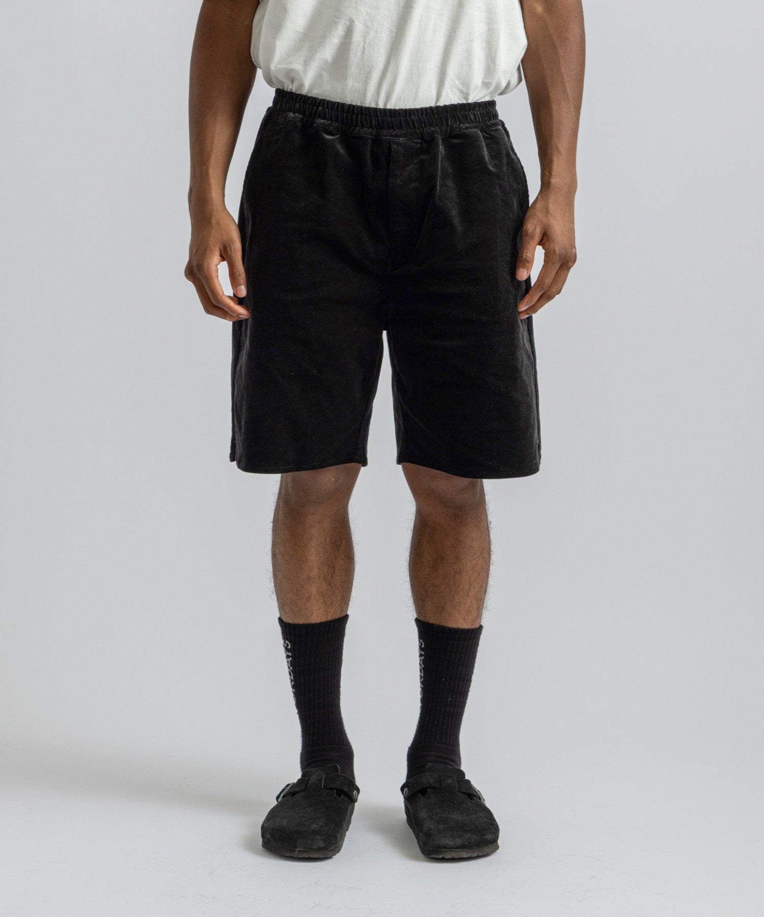 Saturdays NYC Avalon Corduroy Beach Short in Black
