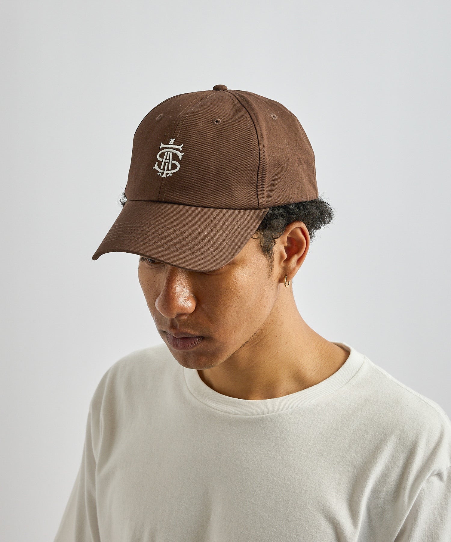 Saturdays NYC SAT Dad Hat in Dark Brown
