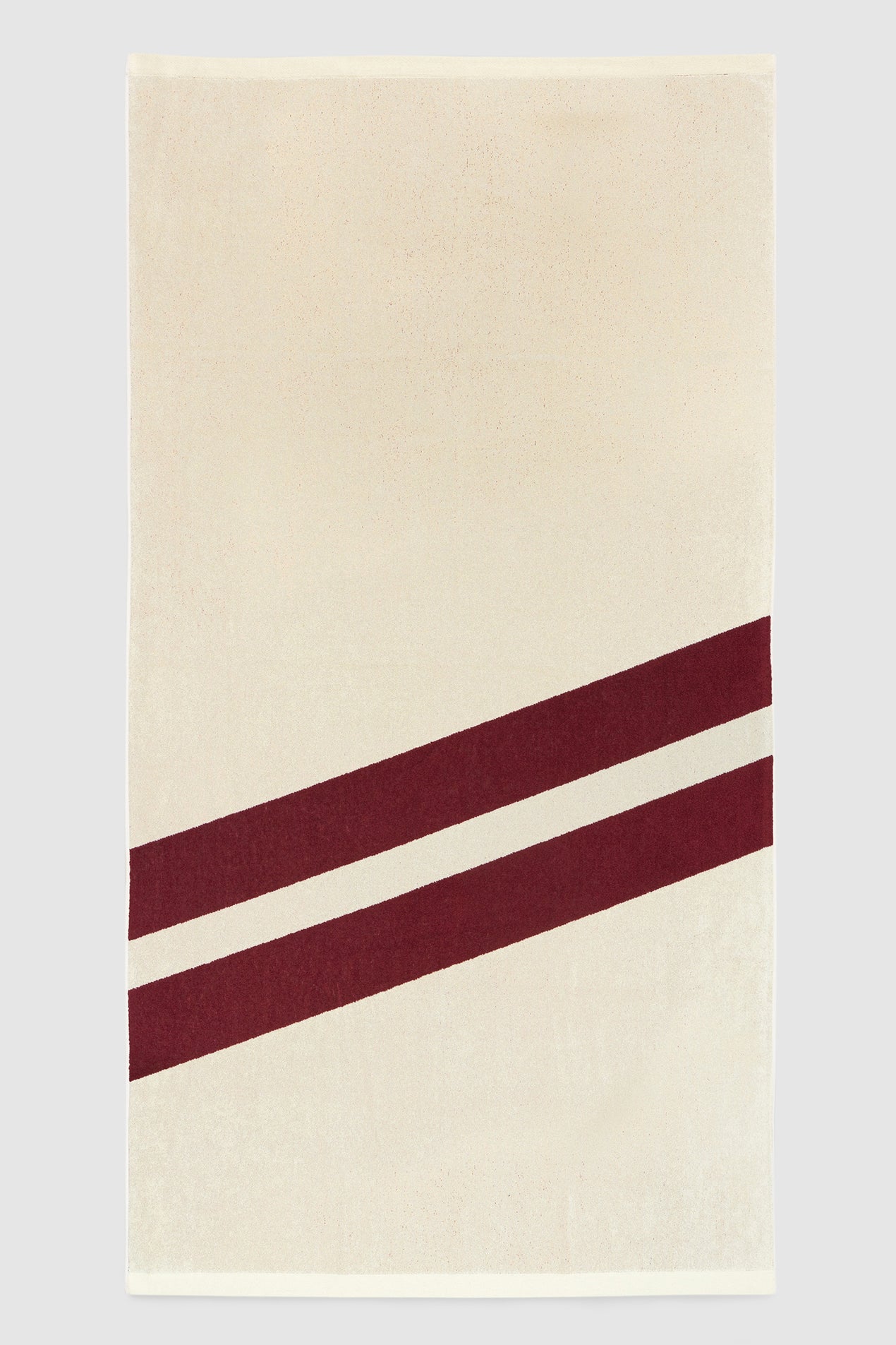 Saturdays NYC Erin Pool Towel in Maroon & Butter
