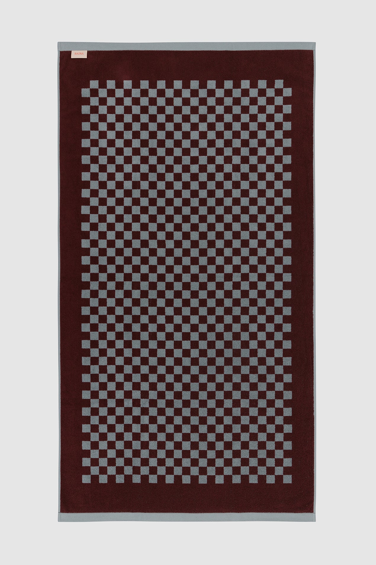 Saturdays NYC Roman Pool Towel in Cement / Rhus