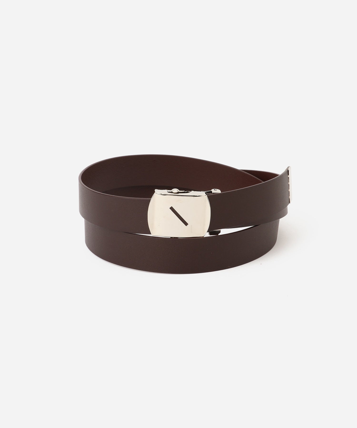 Saturdays NYC G.I Leather Belt in Dark Brown