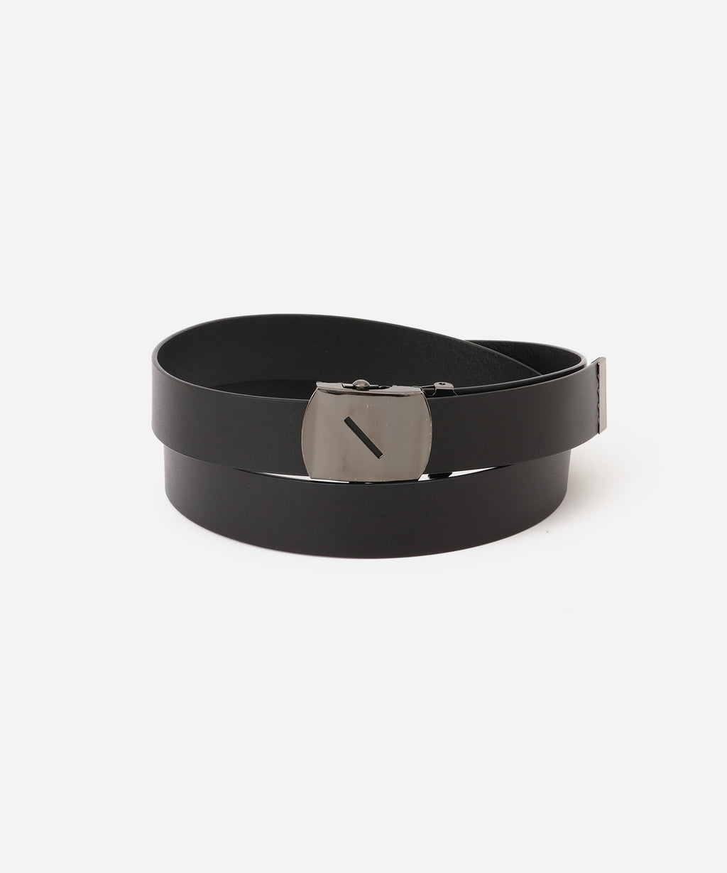 Saturdays NYC G.I Leather Belt in Black