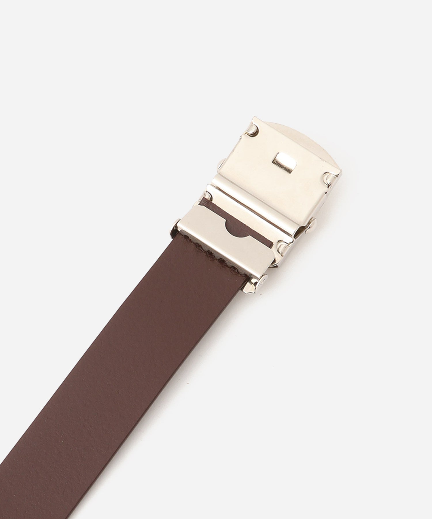 Saturdays NYC G.I Leather Belt in Dark Brown