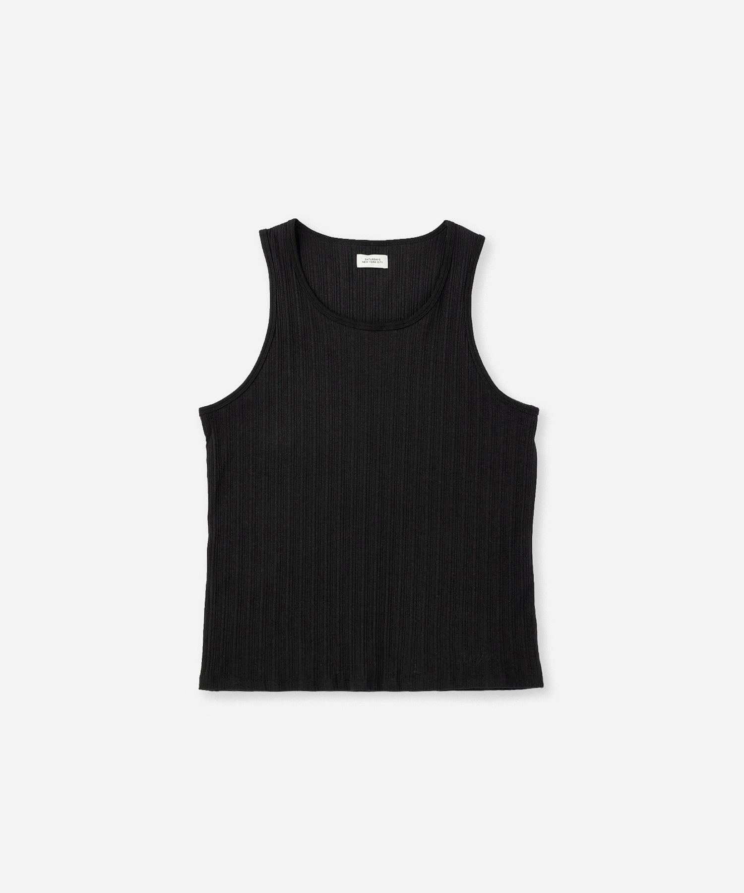 Saturdays NYC Venice Rib Tank in Black