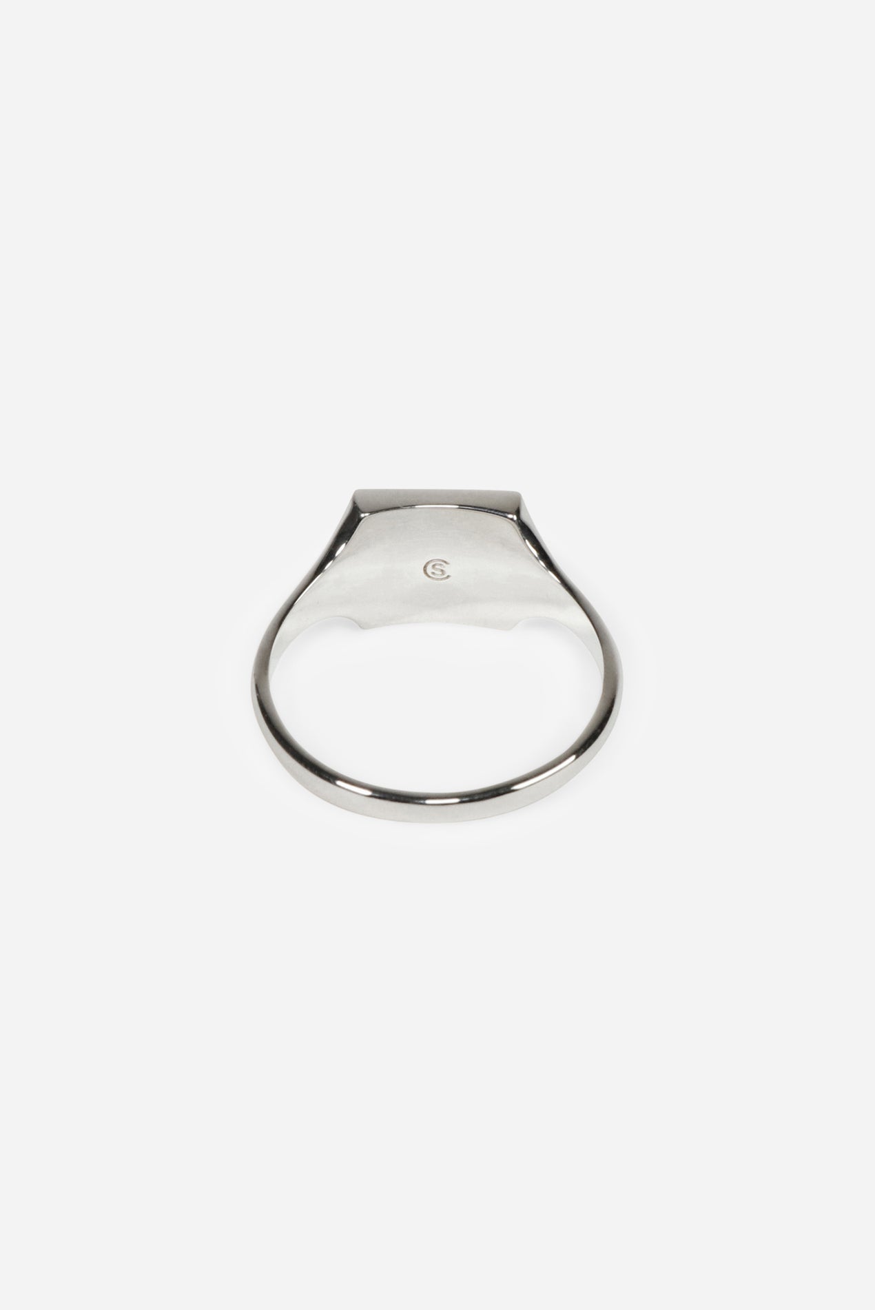 Saturdays NYC Type 011 Slim Square Signet 925 Sterling Silver