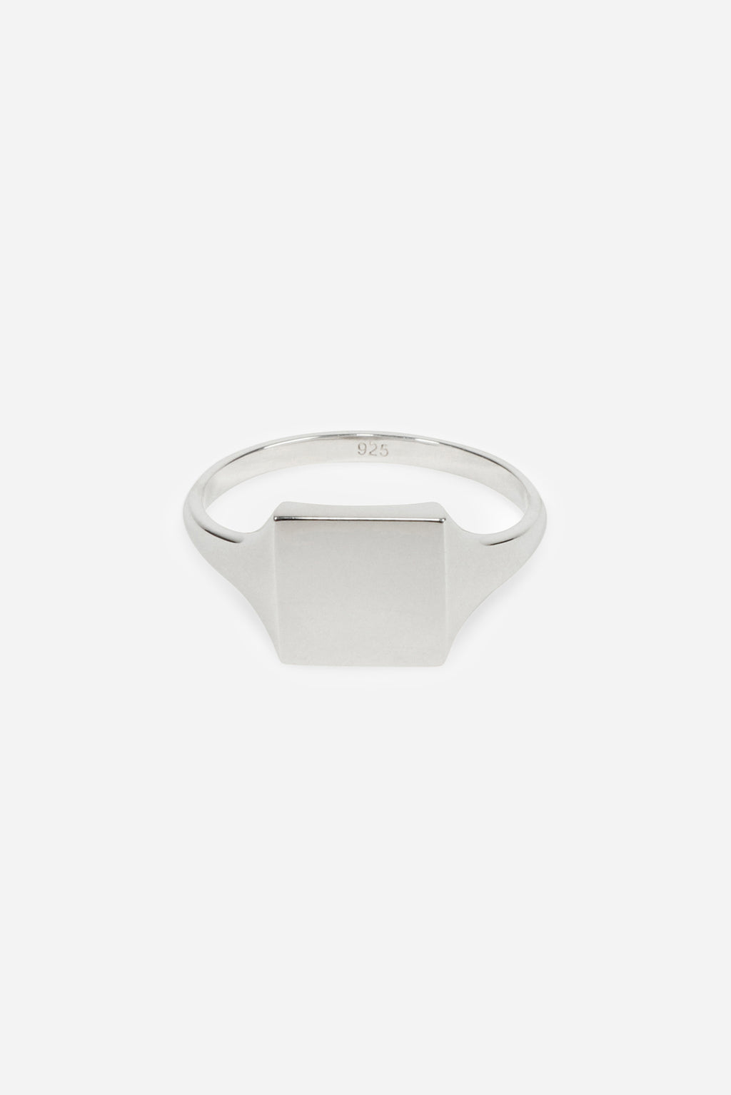 Saturdays NYC Type 011 Slim Square Signet 925 Sterling Silver